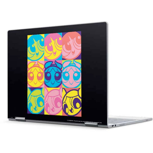Cartoon Network Powerpuff Girls Neon Pixelbook Skin